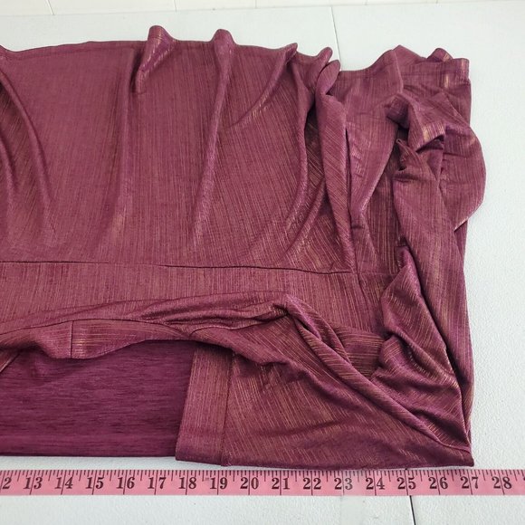 Susan Graver Womens Gold Foil Print Open Cardigan Size L Long Sleeve Layering - Picture 7 of 9